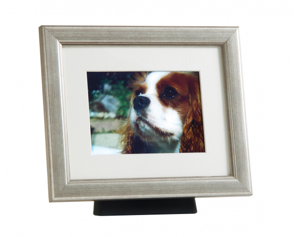 Holzbilderrahmen silber